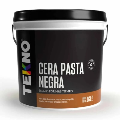 TEKNO CERA PASTA NEGRA BALDE