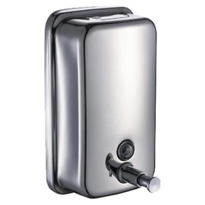 DISPENSADOR DE JABON ACERO BRILLO lt F078