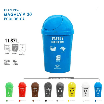 REY PAPELERA MAGALY PLASTICO C/LOGO #202