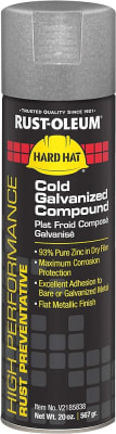 RUST OLEUM HARD HAT GALVANIZADO EN FRIO MATE