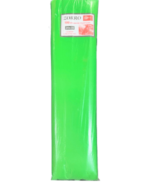 BOLSA VERDE 20 * 30'' PAQ X1001