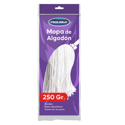 PROLIMSO MOPA DE ALGODON REPUESTO 250GR1