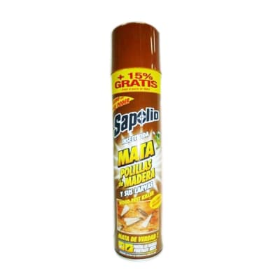 SAPOLIO INSECTICIDA MATA POLILLA MADERA 360ML