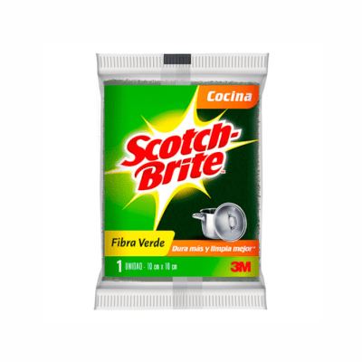 SCOTCH BRITE ESPONJA VERDE x15
