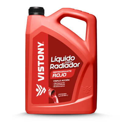 VISTONY LIQUIDO PARA RADIADOR ROJO GLN