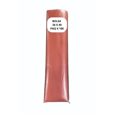 BOLSA MARRON 26 * 40'' PAQ X100