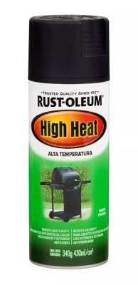 RUST OLEUM HIGH HEAT NEGRO MATE 340gr1