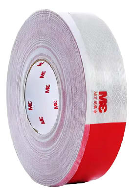3M CINTA REFLECTIVA ROJO / BLANCO 2
