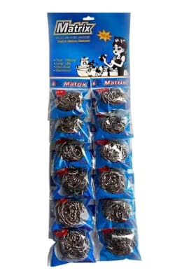 ESPONJA METALICA PLANCHA X 12 UND