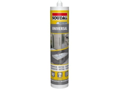 SOUDAL SILICONA GRIS UNIVERSAL 280ML