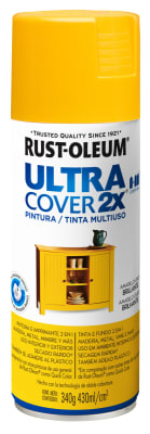 RUST OLEUM ULTRA COVER AMARILLO ORO BRILLANTE 340gr