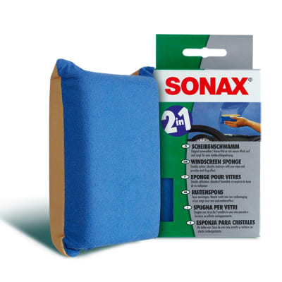 SONAX ESPONJA PARA CRISTALES 2 EN 1