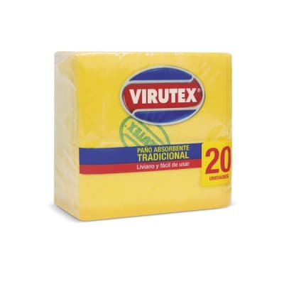 VIRUTEX PAÑO ABSORVENTE TRADICIONAL 20und