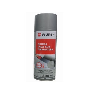 WURTH PINTURA SPRAY ALTA TEMP ALUMINIO 300ML