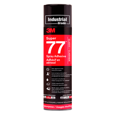 3M SUPER 77 SPRAY ADHESIVE 16.5oz1