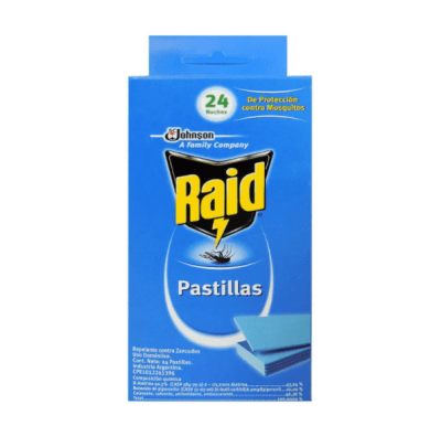 RAID PASTILLA REPUESTO X 24UND