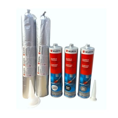WURTH SELLADOR CARROCERIA PU NEGRO 280ML