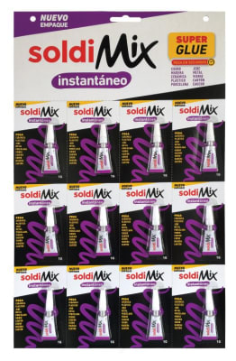 SOLDIMIX SUPER GLUE X 12UNID