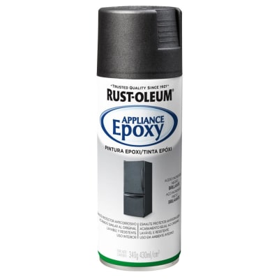 RUST OLEUM APPLIANCE EPOXY ACERO INOXIDABLE NEGRO