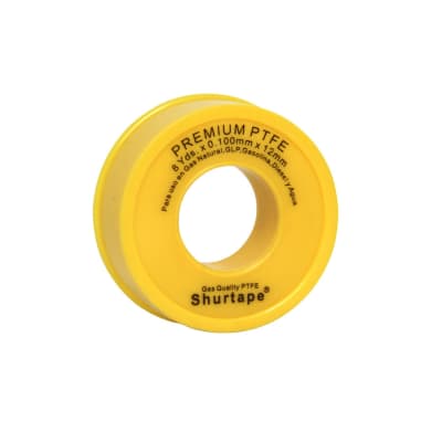 SHURTAPE CINTA TEFLON PARA GAS 1/2 * 8YDS PAQ X 10UND