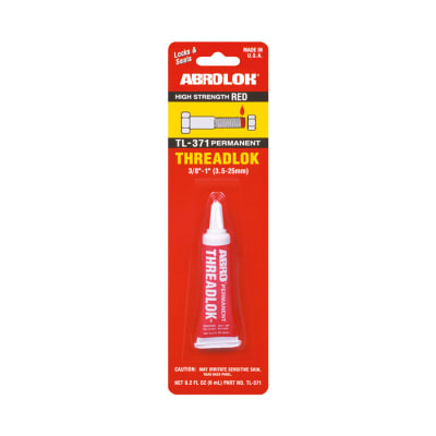 ABRO SELLADOR DE ROSCA ROJO PERMANENTE TL-371 6ML1