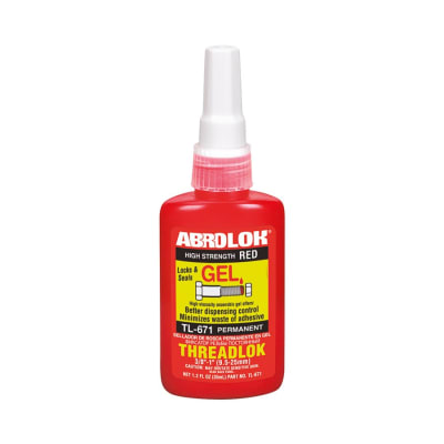 ABRO SELLADOR DE ROSCA ROJO PERMANENTE TL-571 50ML1