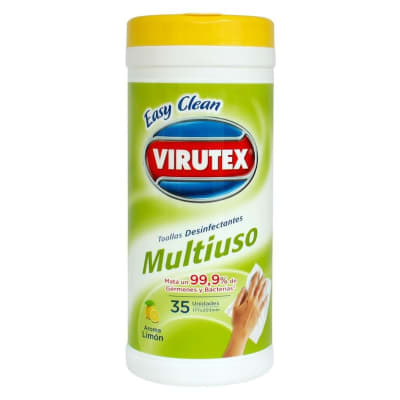 VIRUTEX PAÑOS DESINFECTANTES 35UND