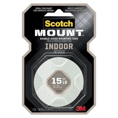 3M CINTA MONTAJE INTERIORES 25.4 MM  X 1.39 MT