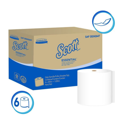 SCOTT PAPEL TOALLA 305MTS * 6 ROLLOS