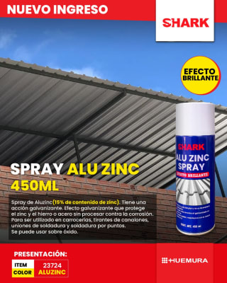 SHARK ALUMINIO ZINC 15% 450ML