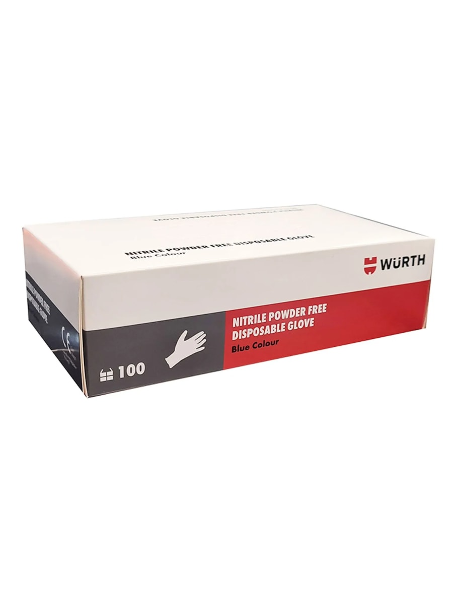 WURTH GUANTE DE NITRILO AZUL CJ X 50 PARES 0