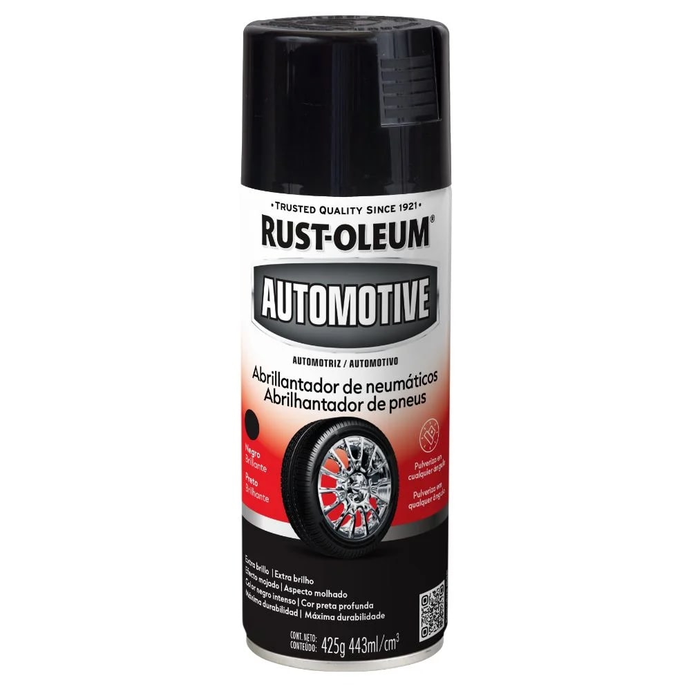 RUST OLEUM ABRILLANTADOR DE NEUMÁTICOS 443ML 0