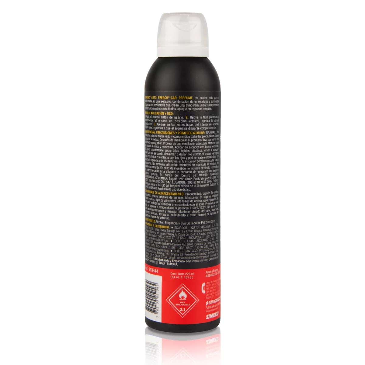 SIMONIZ AMBIENTADOR CAR SPRAY 220ML2