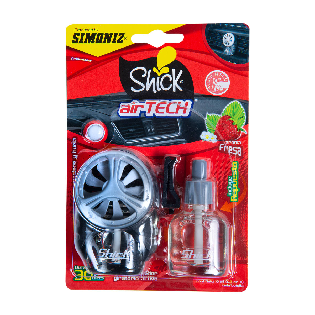 SIMONIZ AMBIENTADOR VARIADO MAS REPUESTO 10ML3