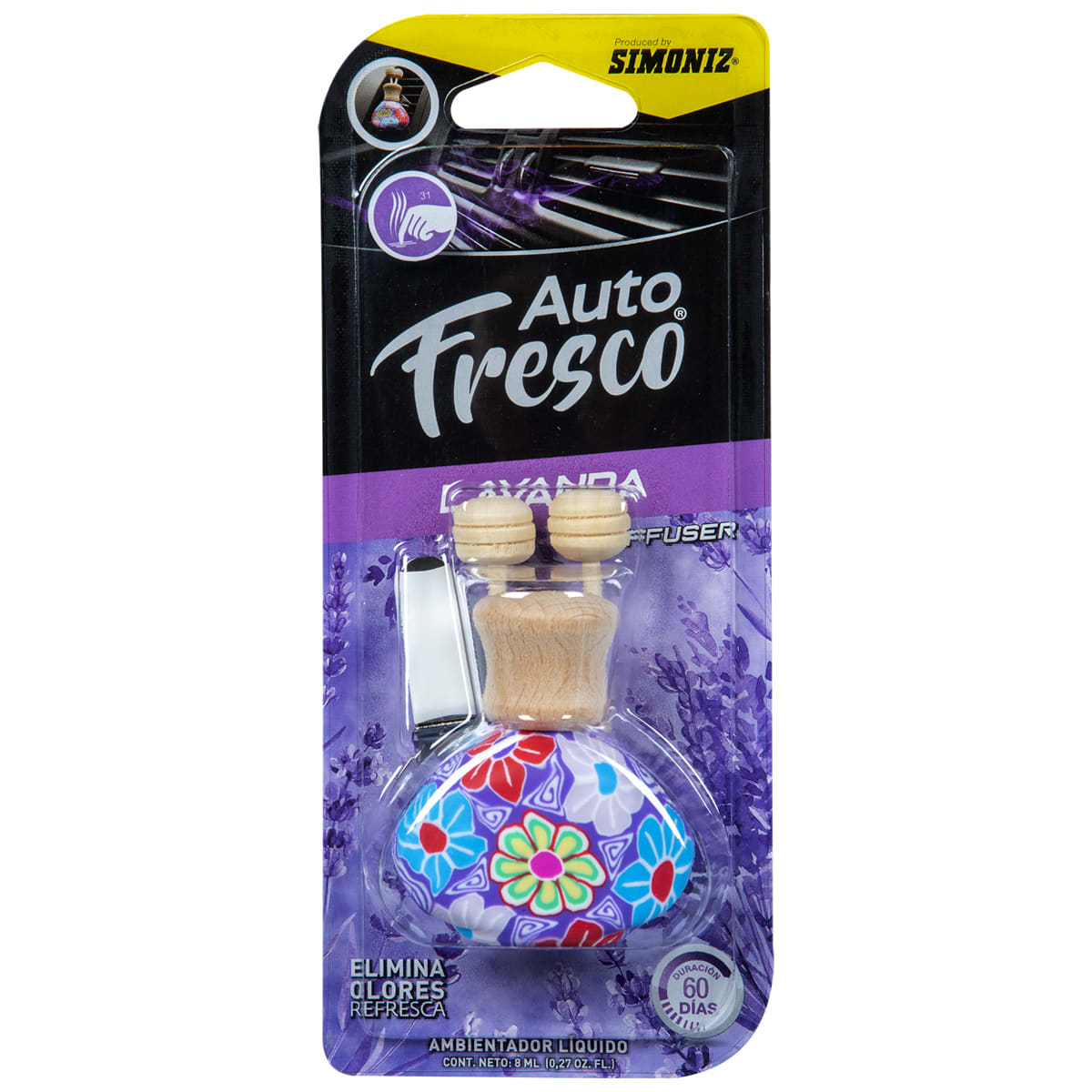 SIMONIZ AMBIENTADOR DIFUSOR JARRITA VARIADO 8ML 1