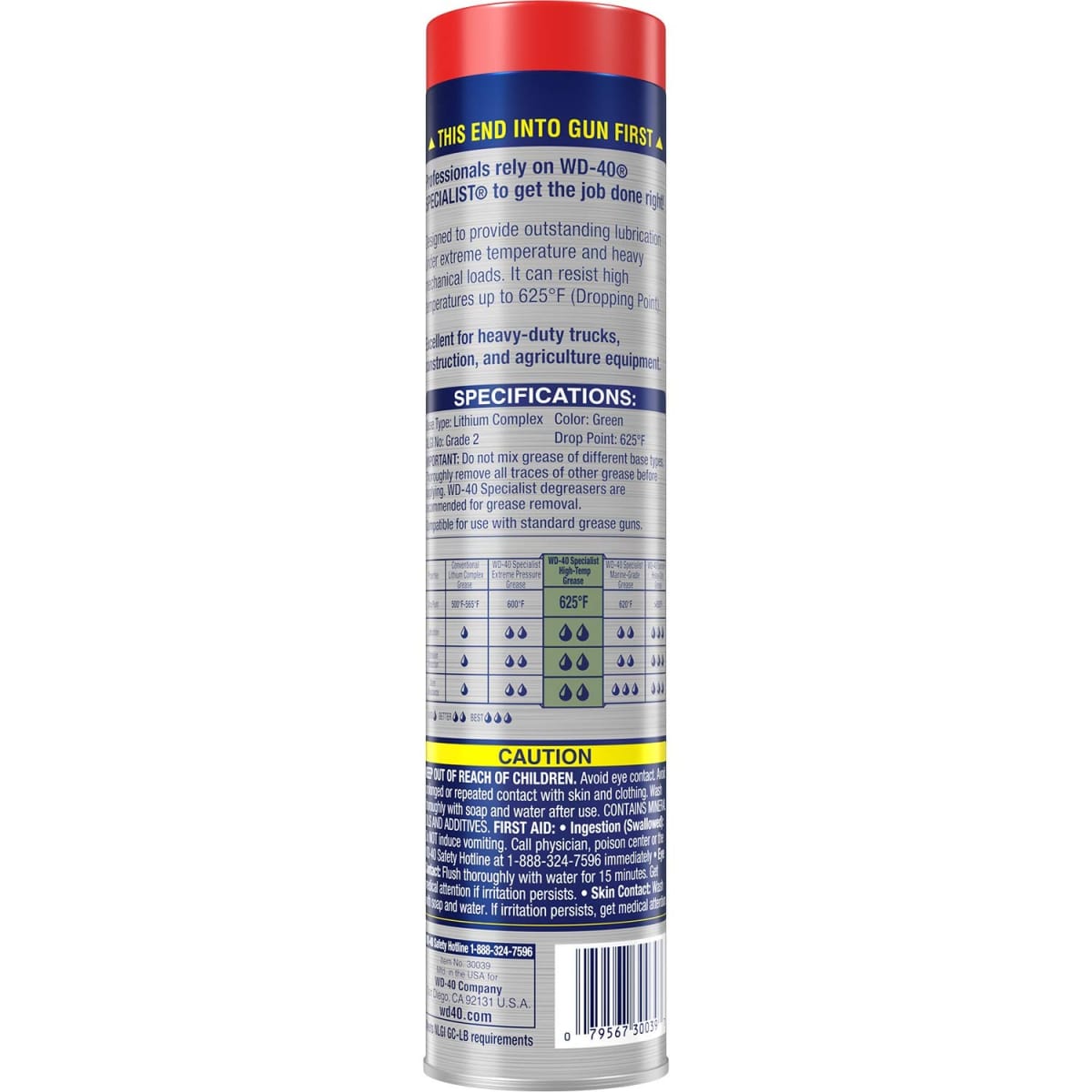 WD40 GRASA HEAVY DUTY ALTA TEMPERATURA 14ONZ2