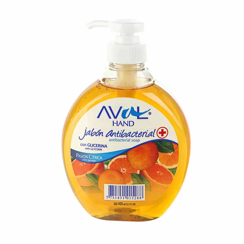 AVAL JABON ANTIBACTERIAL FRUTOS ROJOS 400ml2