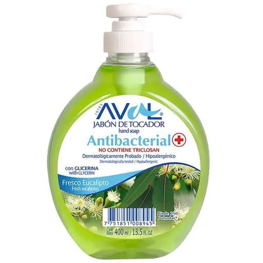 AVAL JABON ANTIBACTERIAL FRUTOS ROJOS 400ml3