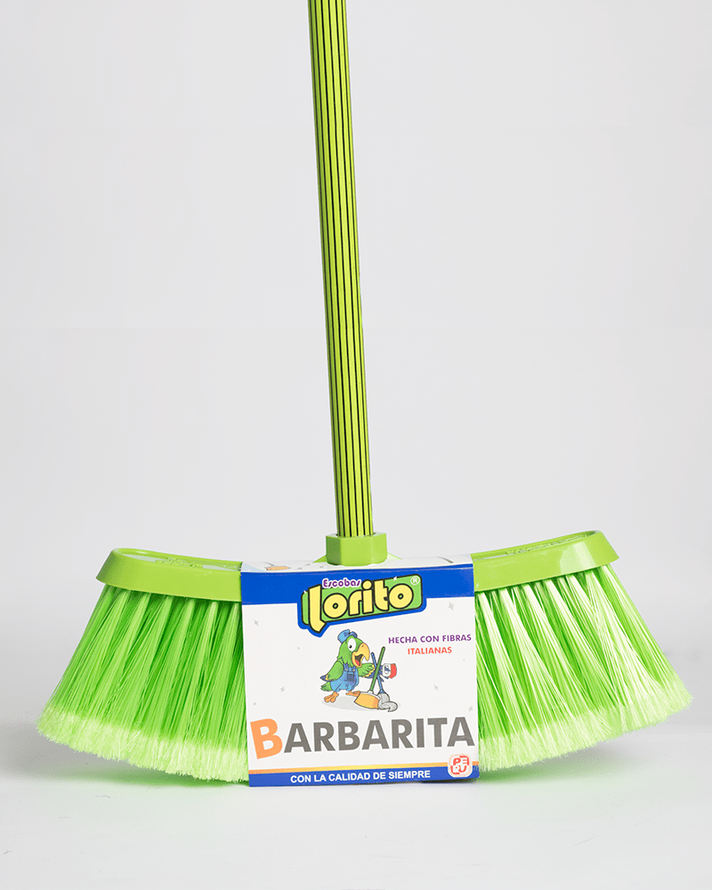 LORITO ESCOBA BARBARITA CON PALO 0