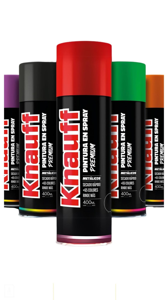 KNAUFF PINTURA SPRAY COLORES BASICOS 400ml 0