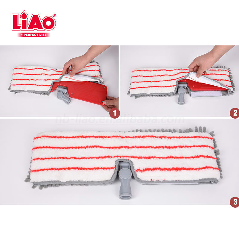 LIAO REPUESTO MOPA PLANA DE MICROFIBRA DOBLE CARA2