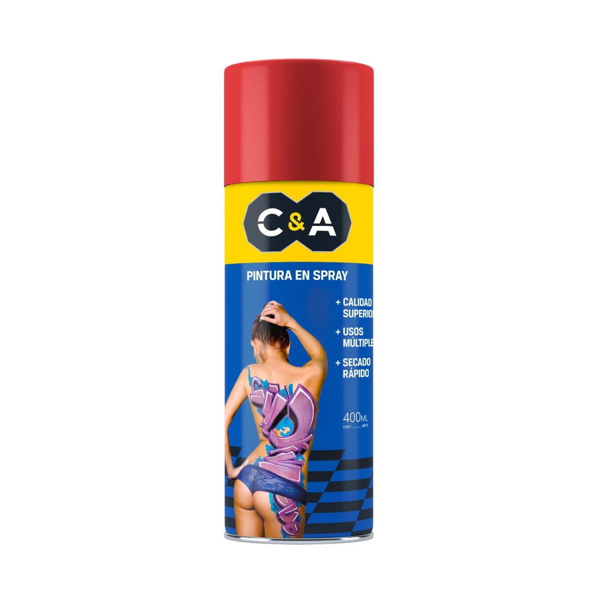 C&A PINTURA SPRAY COLORES BASICOS 400ml 1