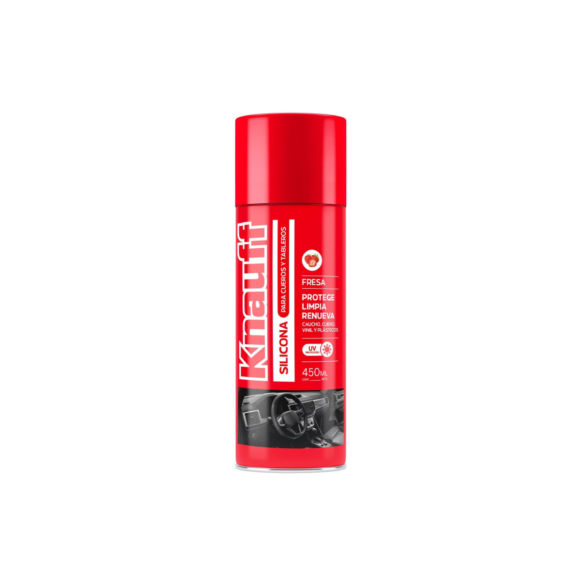 KNAUFF SILICONA CUEROS Y TABLEROS 450ML6