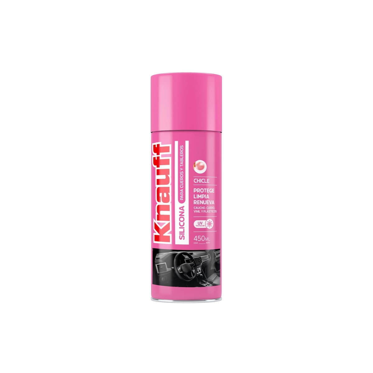 KNAUFF SILICONA CUEROS Y TABLEROS 450ML2