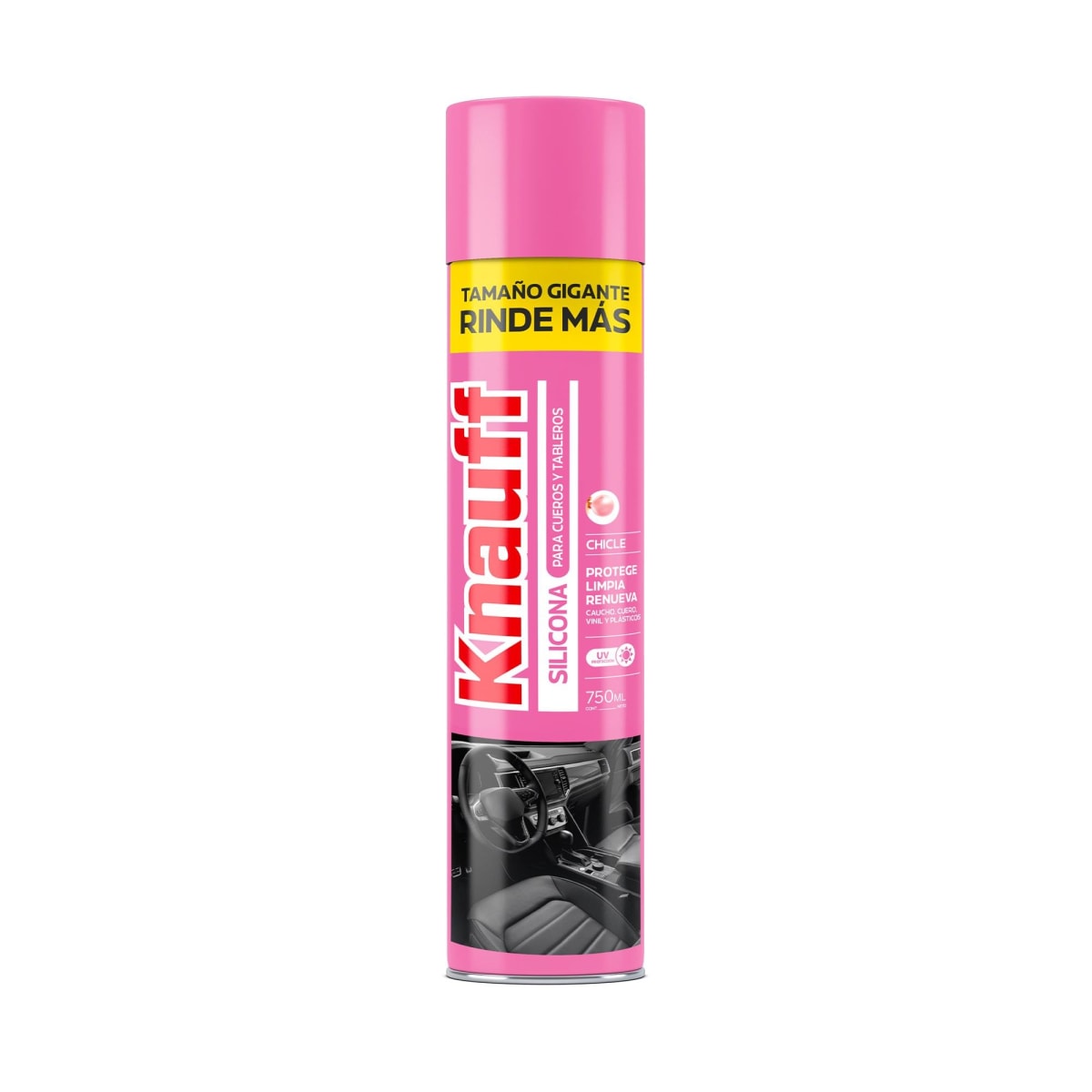 KNAUFF SILICONA CUEROS Y TABLEROS 750ML1