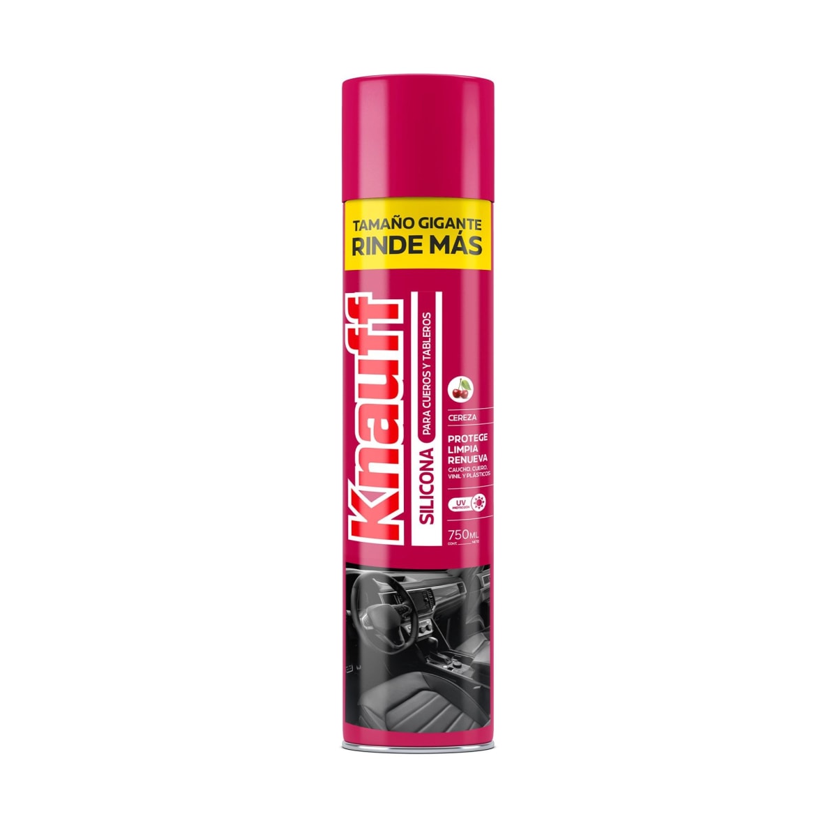 KNAUFF SILICONA CUEROS Y TABLEROS 750ML2