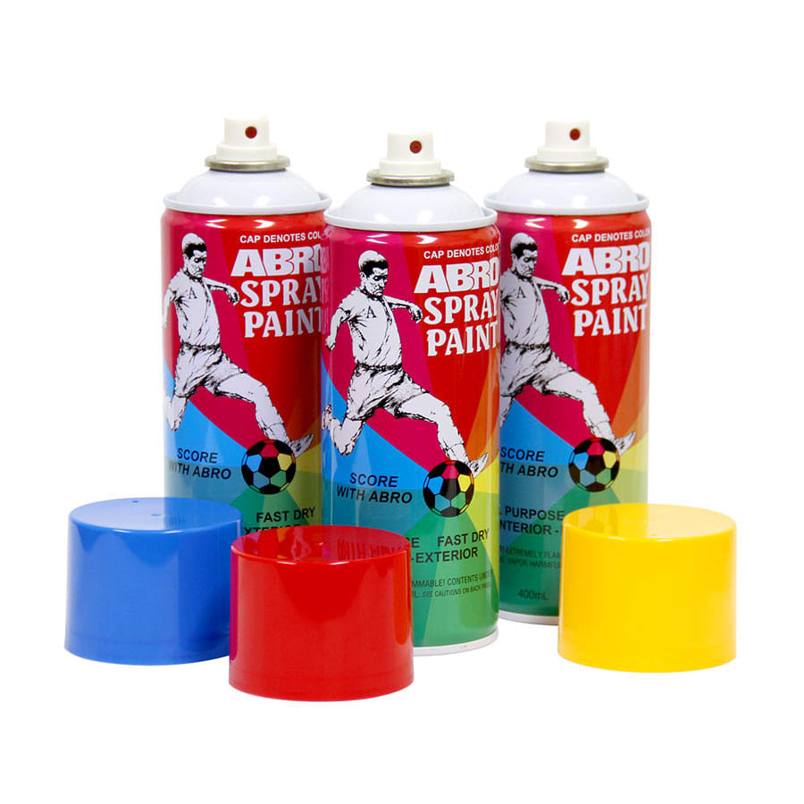 ABRO PINTURA SPRAY COLORES BASICOS 400ml 1