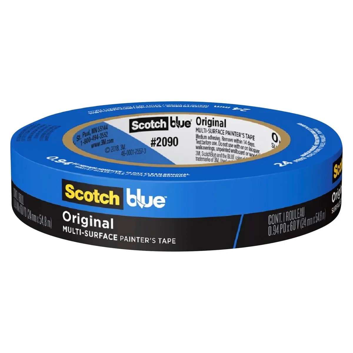 3M CINTA MASKINGTAPE AZUL 60 YDS2
