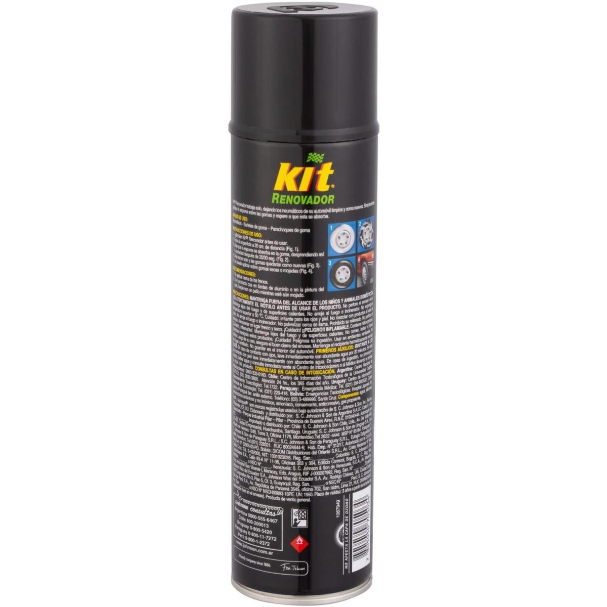 KIT RENOVADOR DE LLANTA 360ML1
