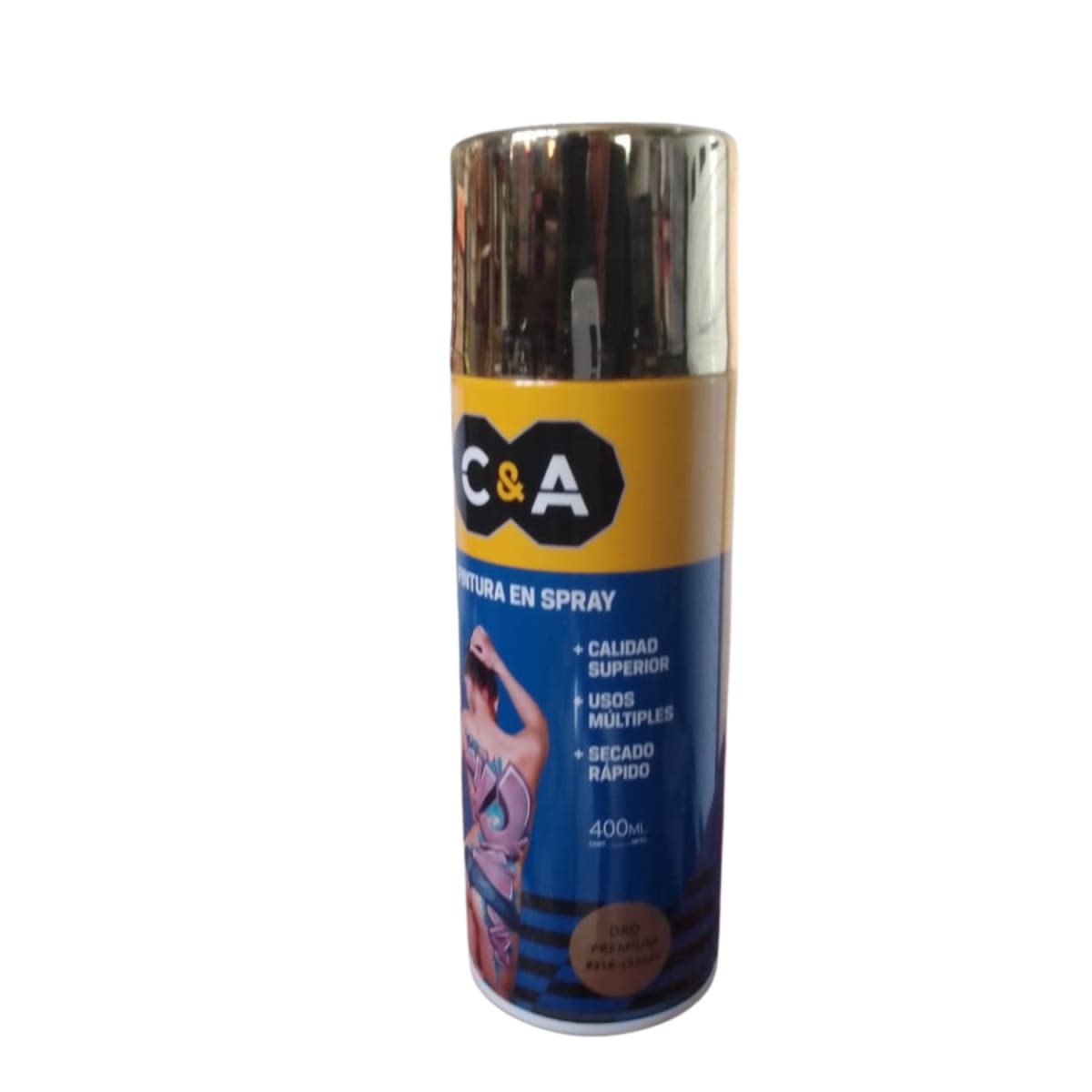 C&A PINTURA SPRAY METALICO PREMIUM 400ml 0